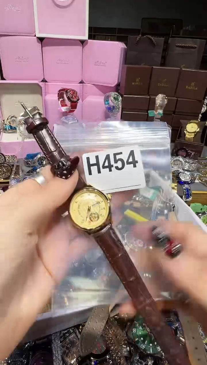 石英机芯不锈钢不锈钢直播定闪专用