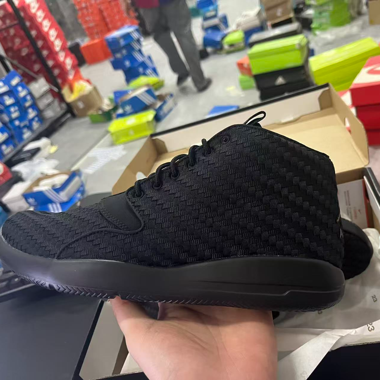 AIR JORDANEclipseChukka舒适百搭复古篮球鞋男款黑色881453-004