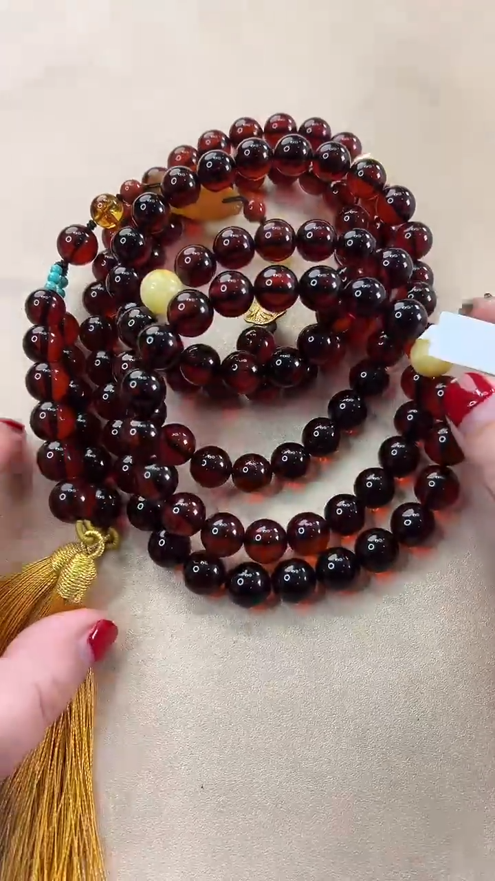 【闪购商品】琥珀颈饰未镶嵌项链