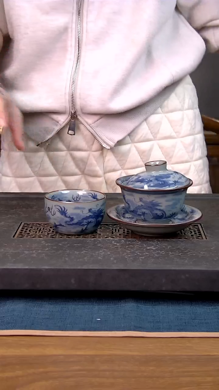 简装家用款件套 老陶泥开片纹陶瓷茶具