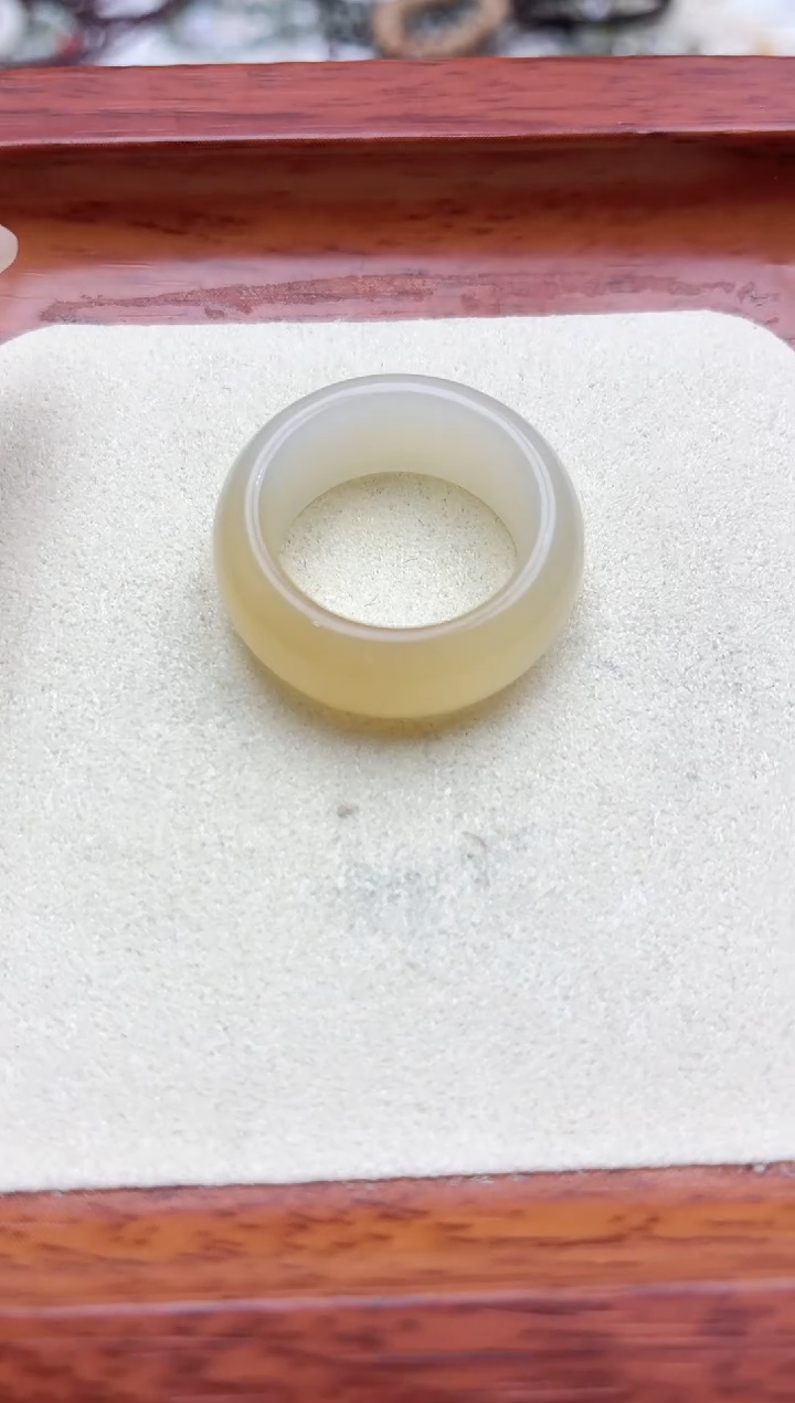 未镶嵌戒圈和田玉諾15号