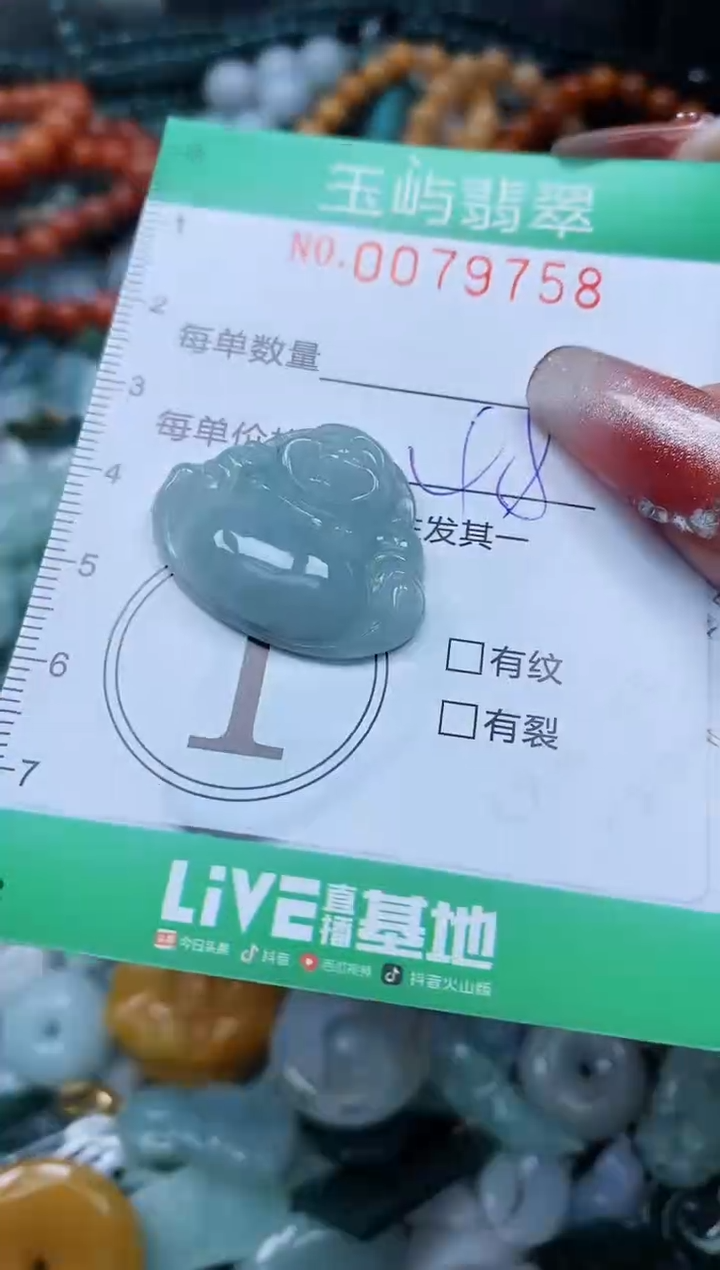 【闪购商品】翡翠颈饰未镶嵌闪购0079758