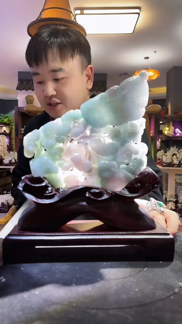 【闪购商品】定制翡翠未镶嵌08/0112/Y/如意