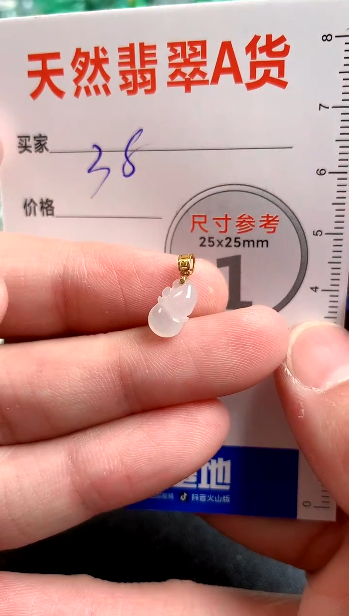 【闪购商品】翡翠颈饰18K金镶嵌14003434