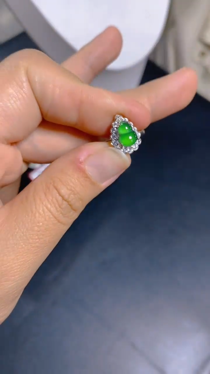 【闪购商品】翡翠戒指未镶嵌0280230100多样性发一