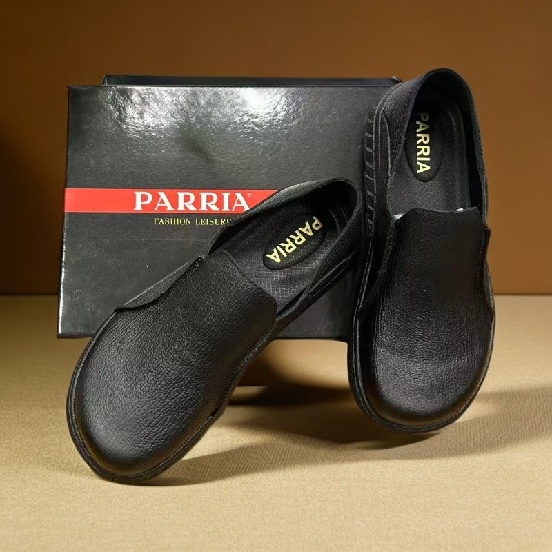 PARRIA头层牛皮男士厚底休闲鞋——休闲皮鞋舒适时尚百搭夏季透气