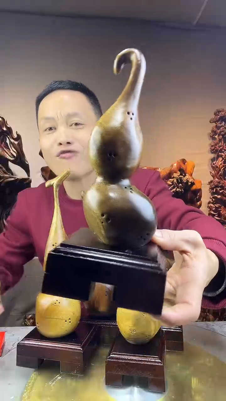 金丝楠ぺ****ぺ小叶桢楠随行摆件67