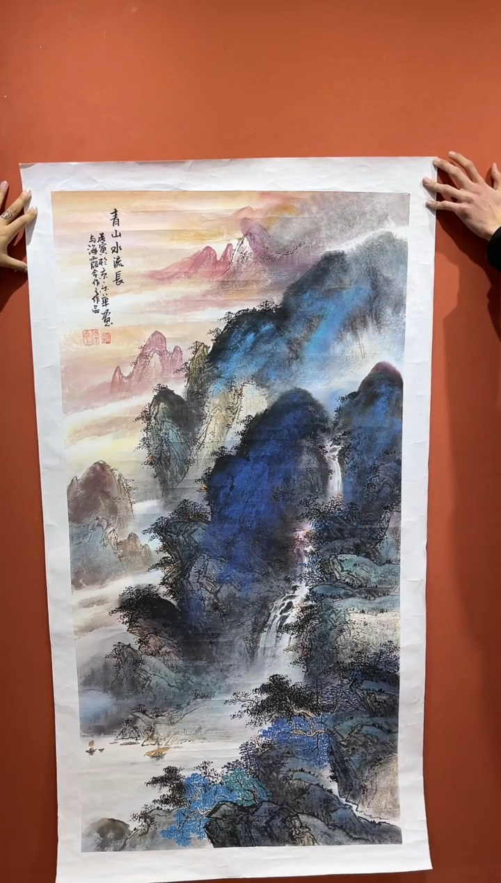 【闪购商品】国画郑乐华绘画手绘作品9-38