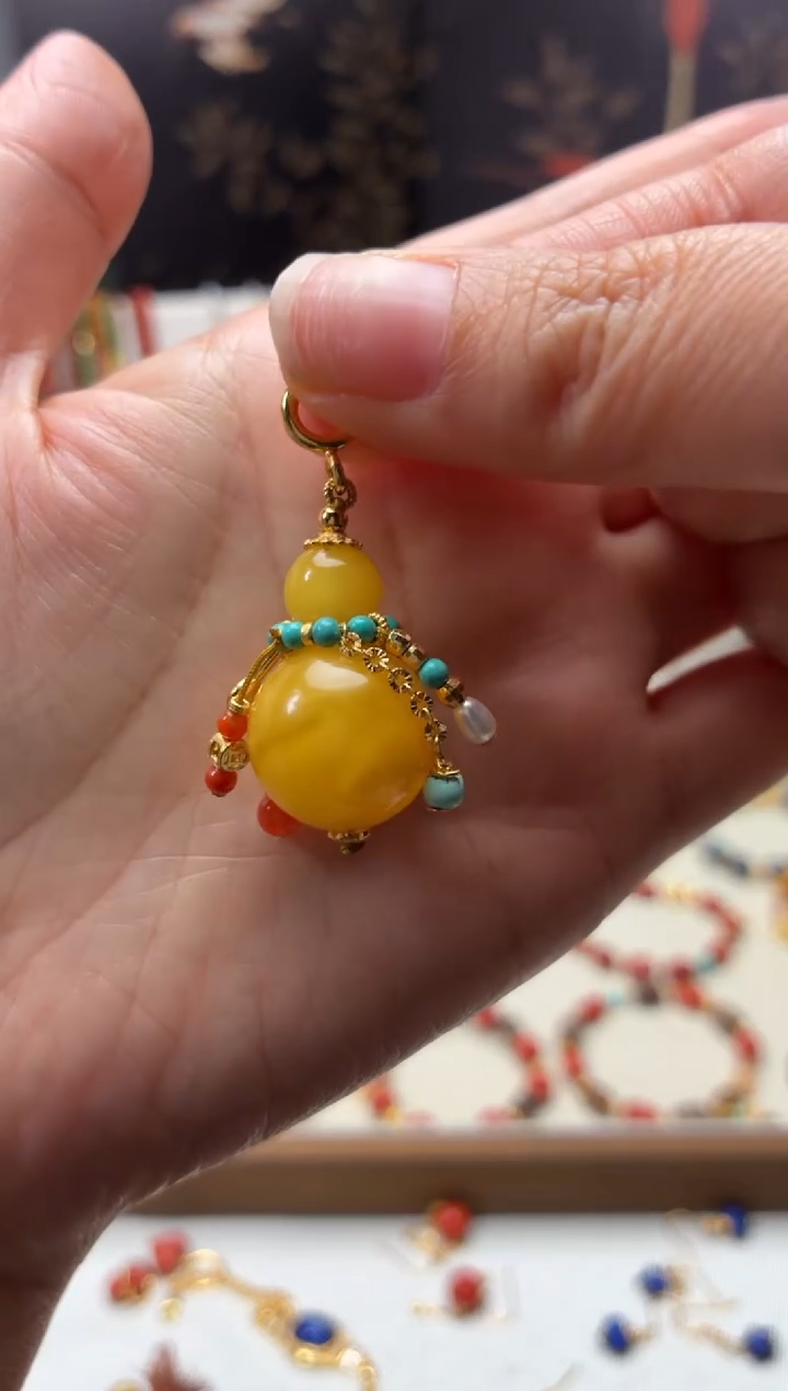 蜜蜡吊坠(不含链)未镶嵌GYL50111033