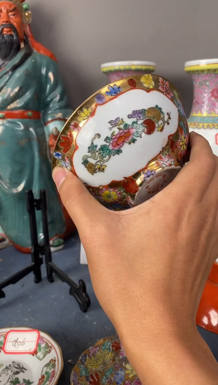 摆件陶567精品老厂瓷器（煤窑烧制）