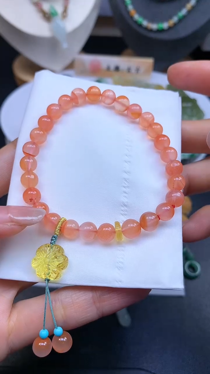 【闪购商品】玛瑙/玉髓手串未镶嵌玛瑙