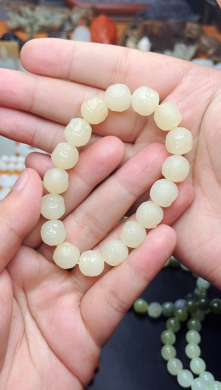 【闪购商品】和田玉手串未镶嵌佛头手串01