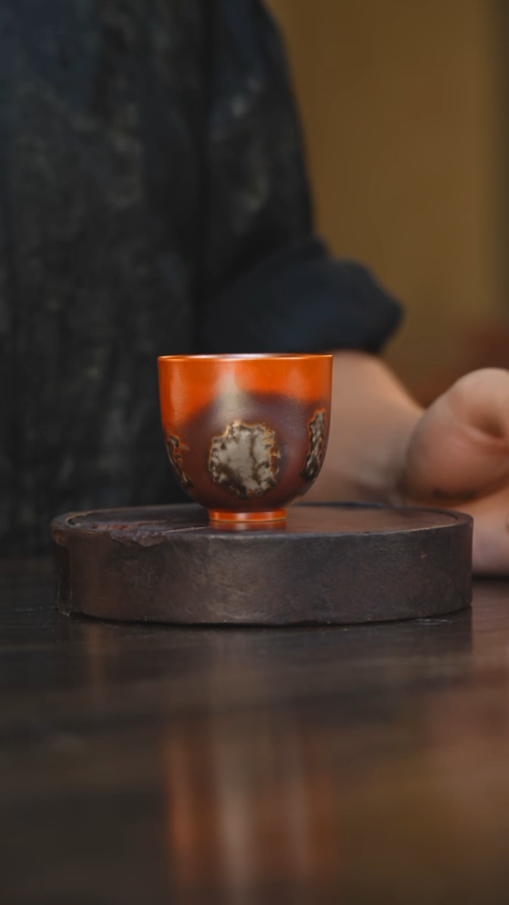 117柴房陶瓷柴烧主人杯