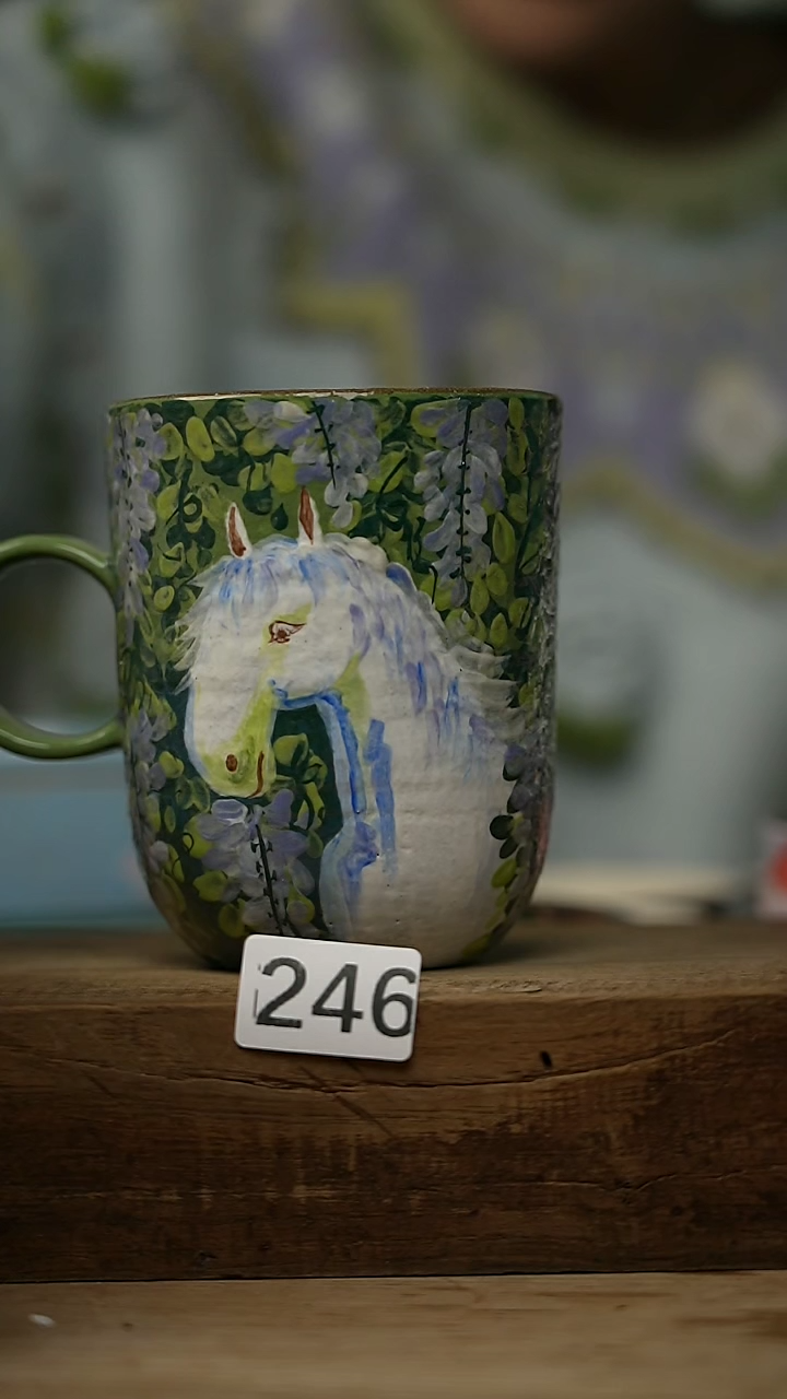 【闪购商品】瓷片油画风·彩绘·设计师石一款