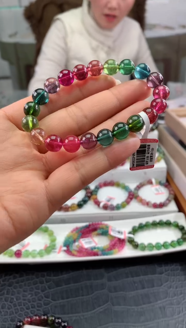 【闪购商品】碧玺手串未镶嵌多样性发一条