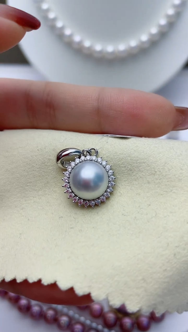 【闪购商品】海水珍珠颈饰银S925镶嵌W109