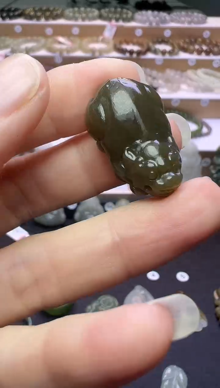 颈饰未镶嵌和田玉302号链接约卡28*17*10