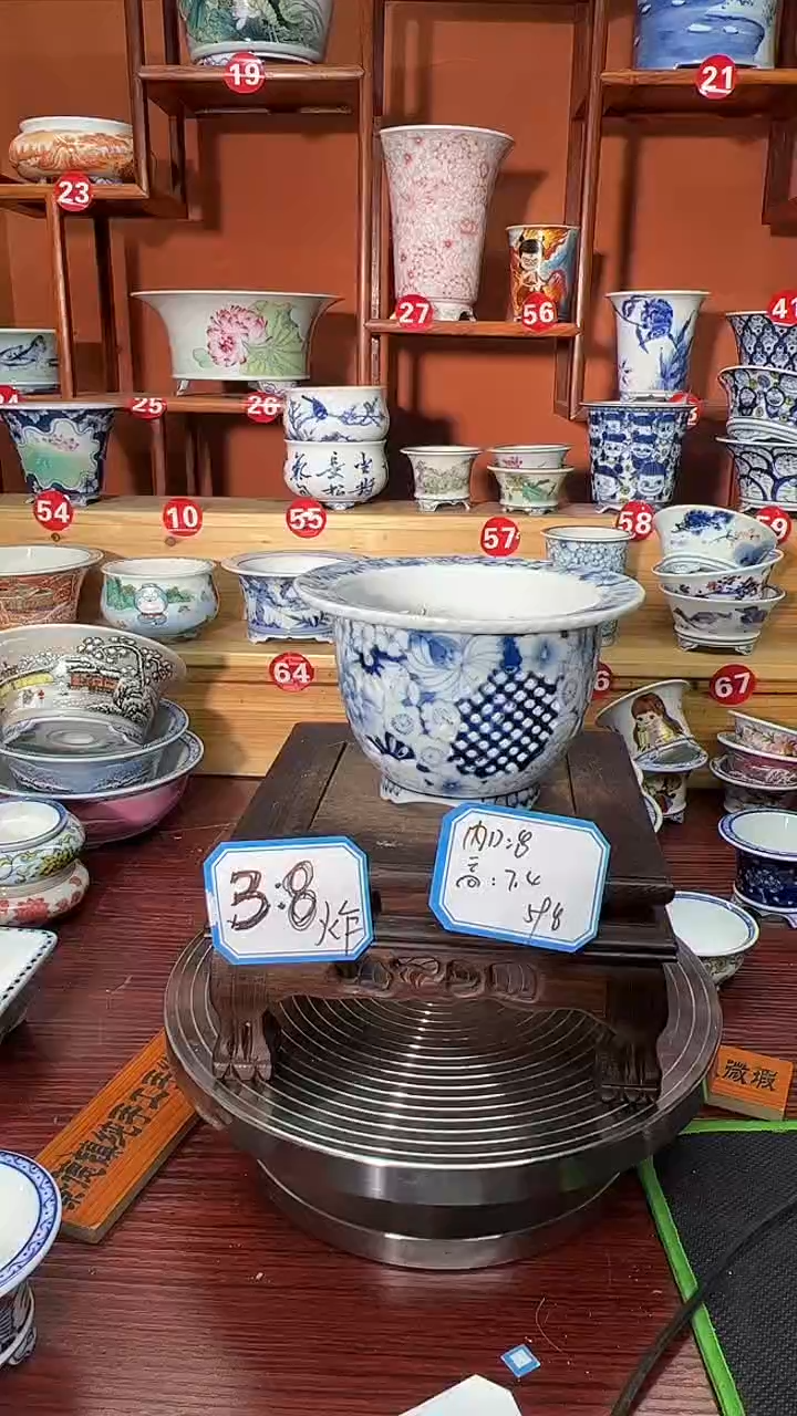 【闪购商品】景德镇墨奈陶瓷内口8.高7左右