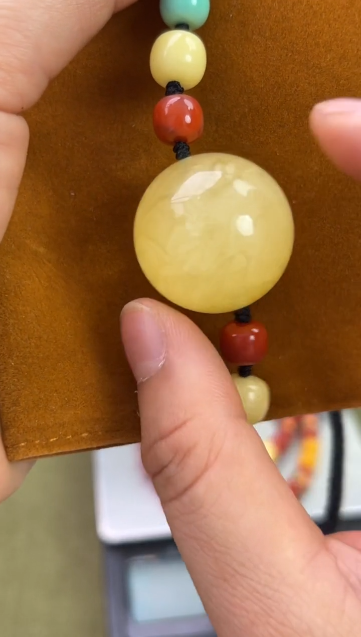 裸石琥珀未镶嵌琥珀蜜蜡吊坠