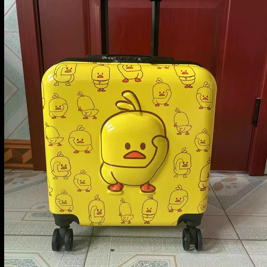 高颜值小黄鸭行李箱pd