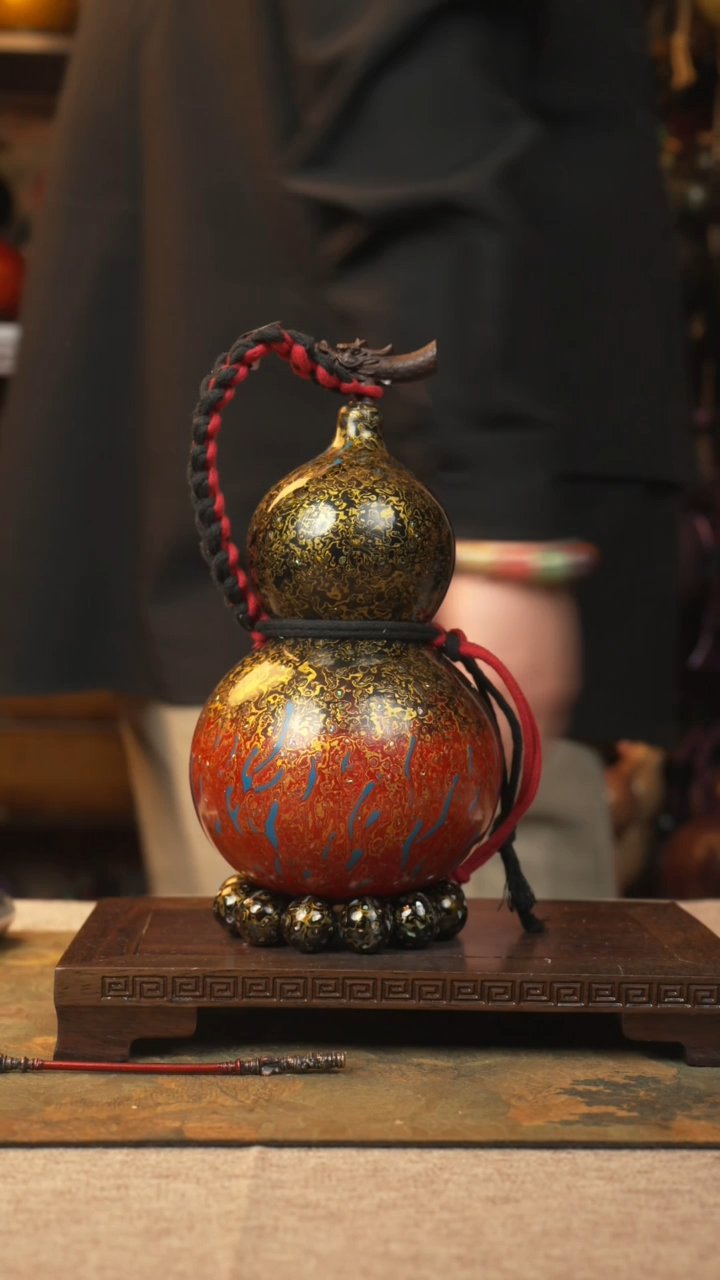 【闪购商品】216大漆葫芦一物一拍记葫堂出品