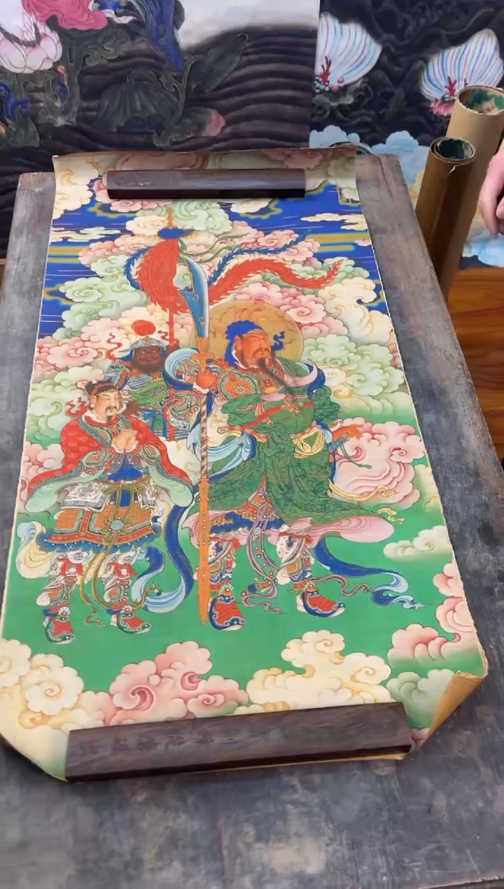 卷轴画刘洋画院老六专属AA157