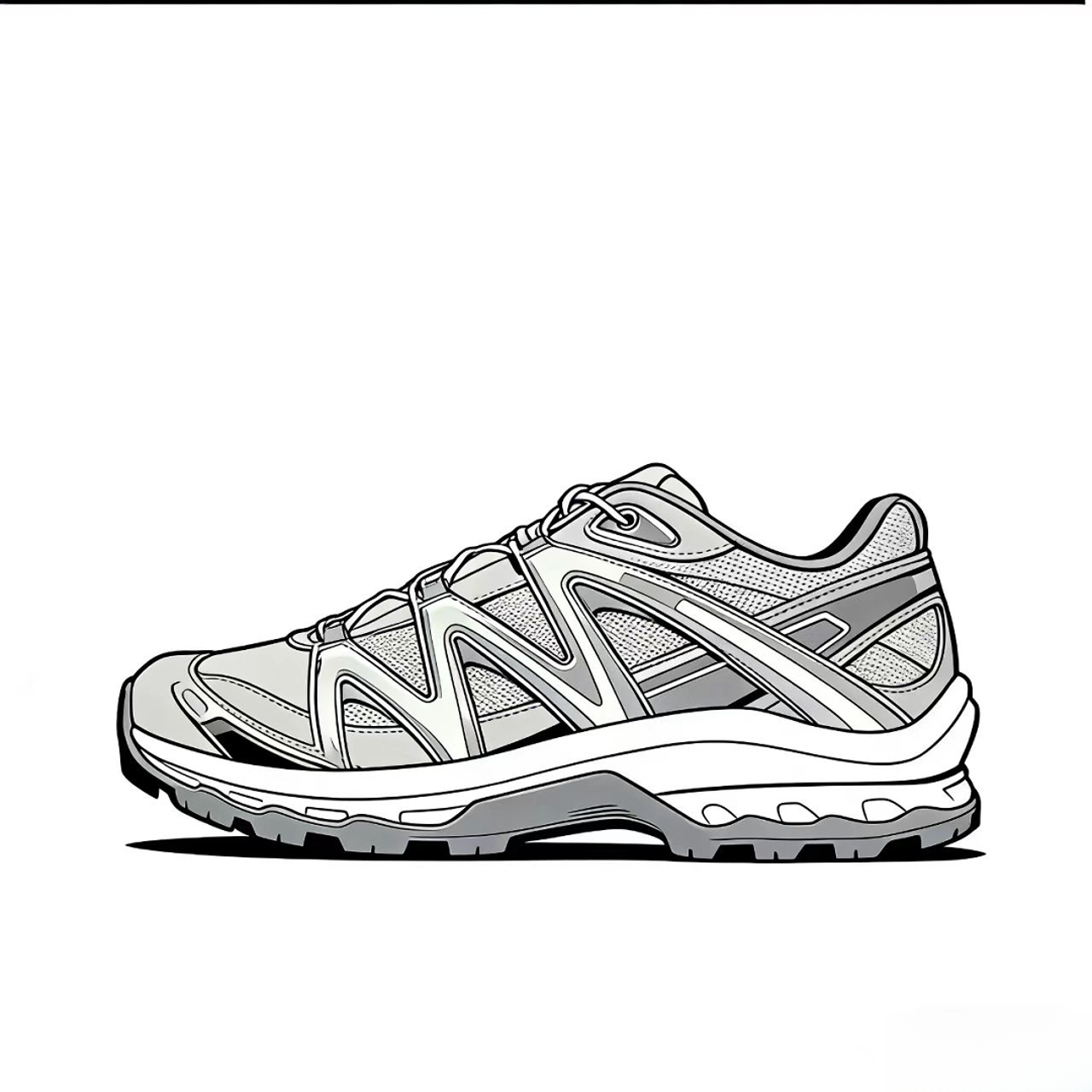 XTQ  户外跑鞋男女款 登山徒步鞋防滑耐磨运动鞋