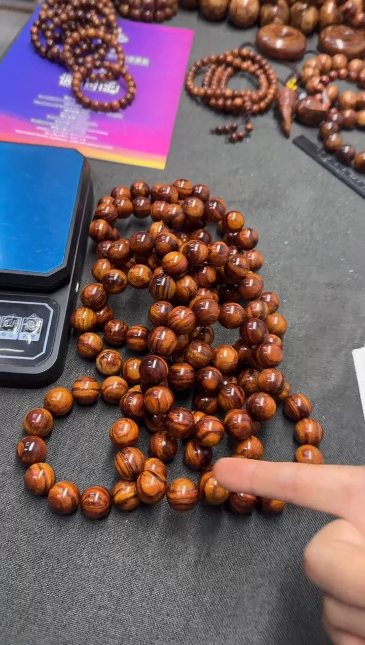 黄花梨/降香黄檀手串/手链正宗干料1.8规格海黄手串