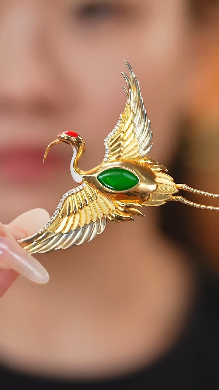 翡翠挂件银S925镶嵌新款