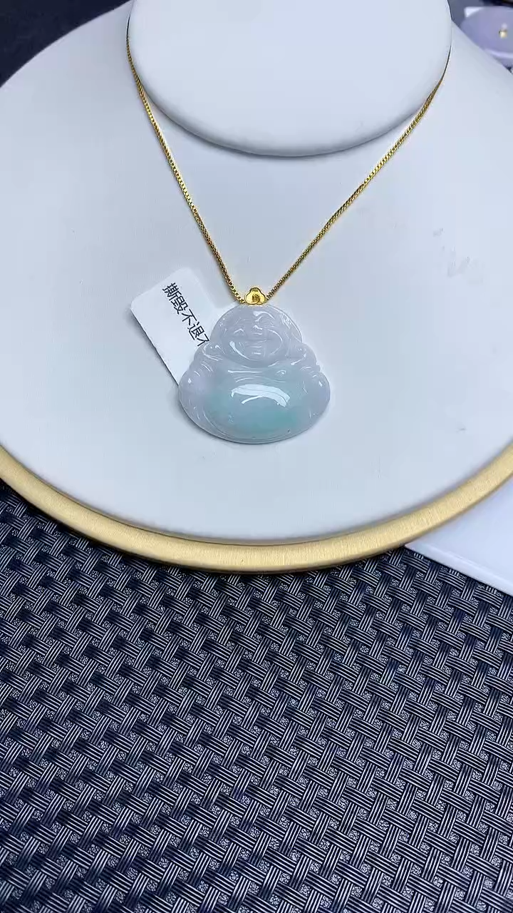 【闪购商品】翡翠颈饰18K金镶嵌876987678