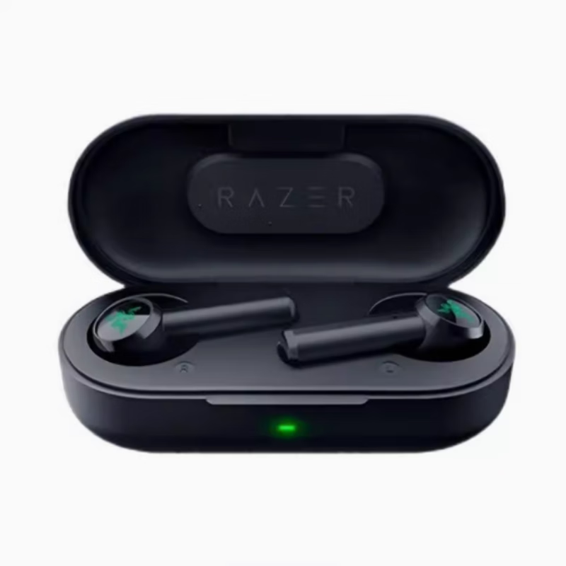 9新 Razer/雷蛇 战锤狂鲨真无线蓝牙耳机电竞游戏运动带麦一代