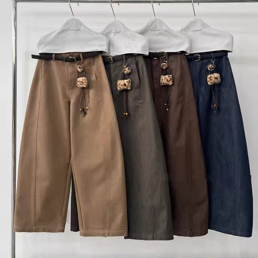 【螺蛳粉】孤品 秋冬加绒加厚显瘦牛仔裤女