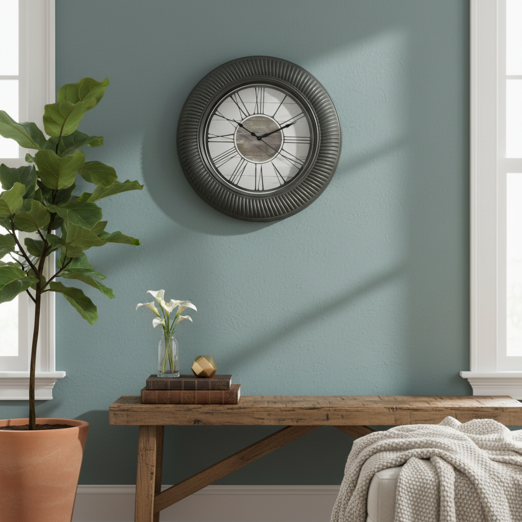 欧式创意挂表复古风时钟表家用防水挂钟表客厅卧室表客厅时尚挂钟