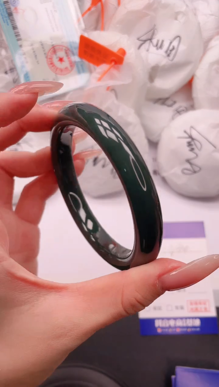 未镶嵌手镯和田玉12V34-60