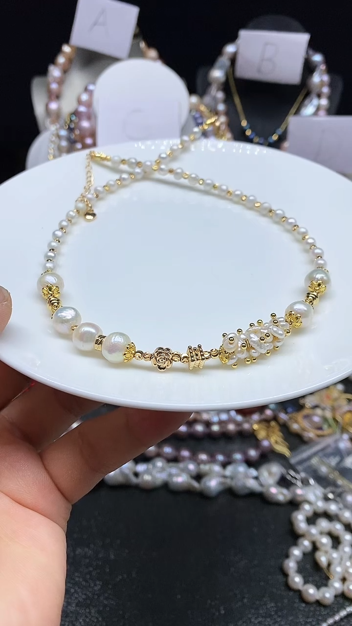 【闪购商品】淡水珍珠颈饰未镶嵌多人