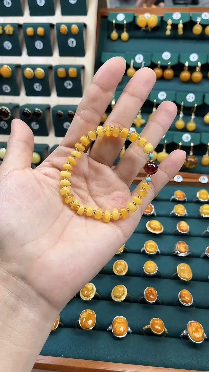 手串琥珀未镶嵌精品手串