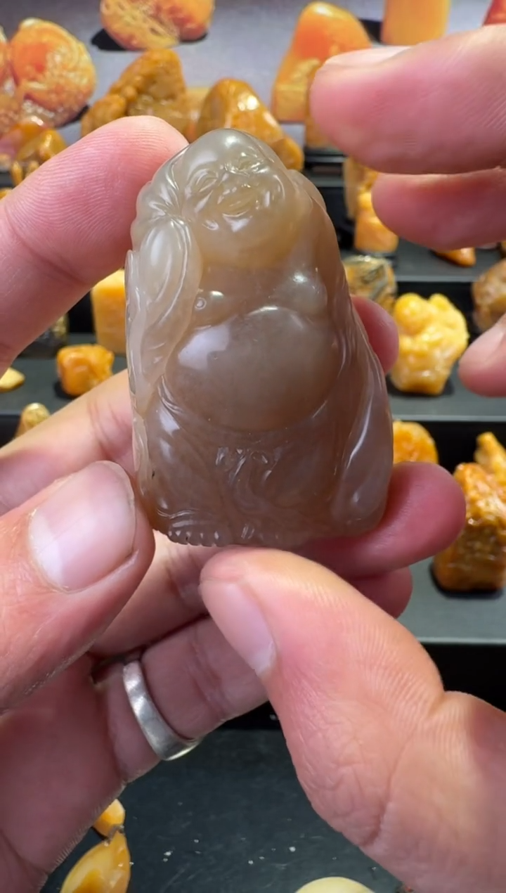 【闪购商品】老挝石半知田黄直播间