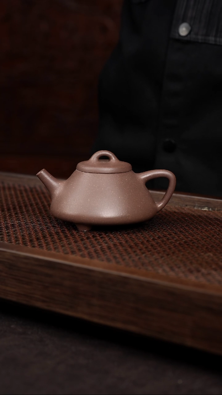 【闪购商品】紫砂茶壶老紫泥石瓢