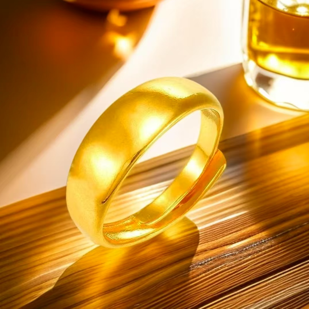 简约光面戒指创意饰品DIYHN