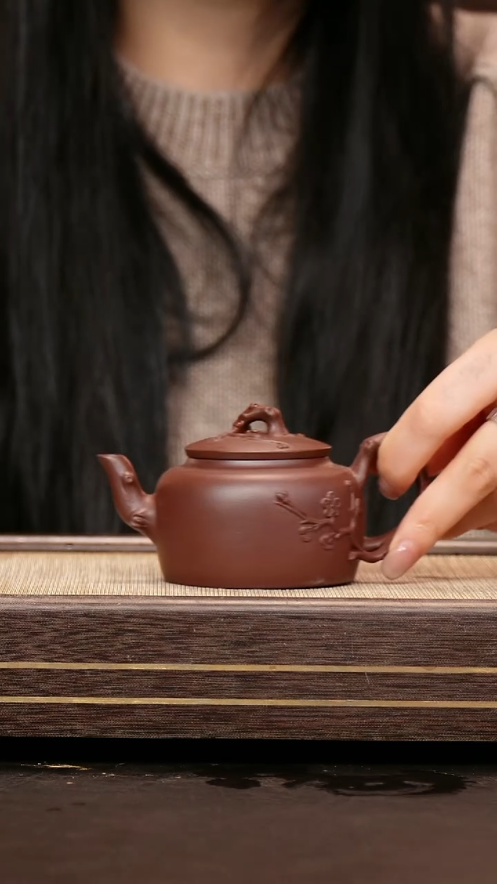 茶壶紫砂云根料 暗香