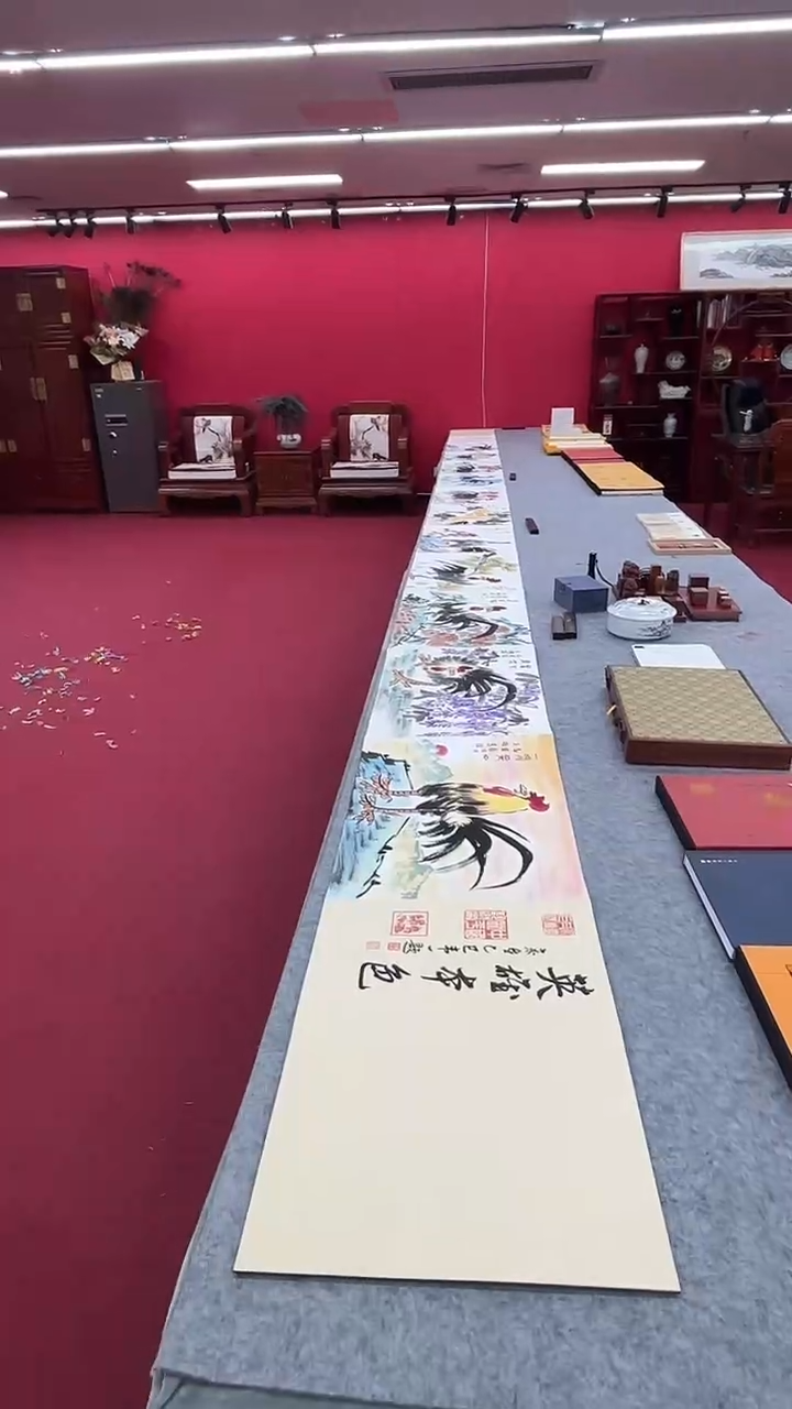 国画英雄本色册页     