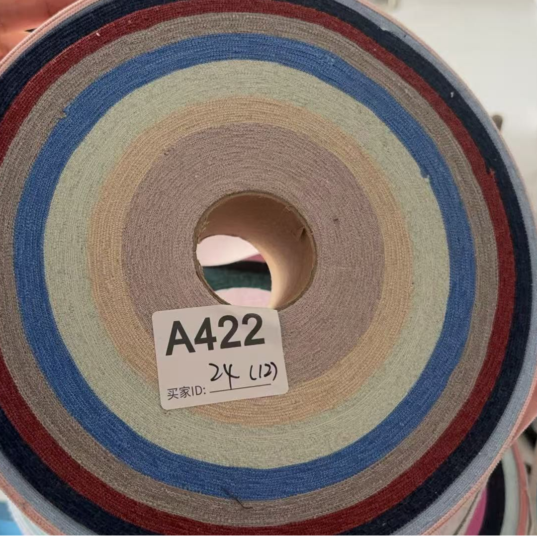 5公分短袖专用1:1螺纹盘布料