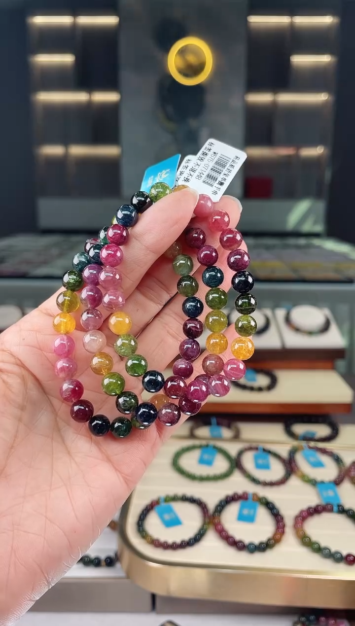 【闪购商品】碧玺单圈手串未镶嵌（多样性发一条）Q