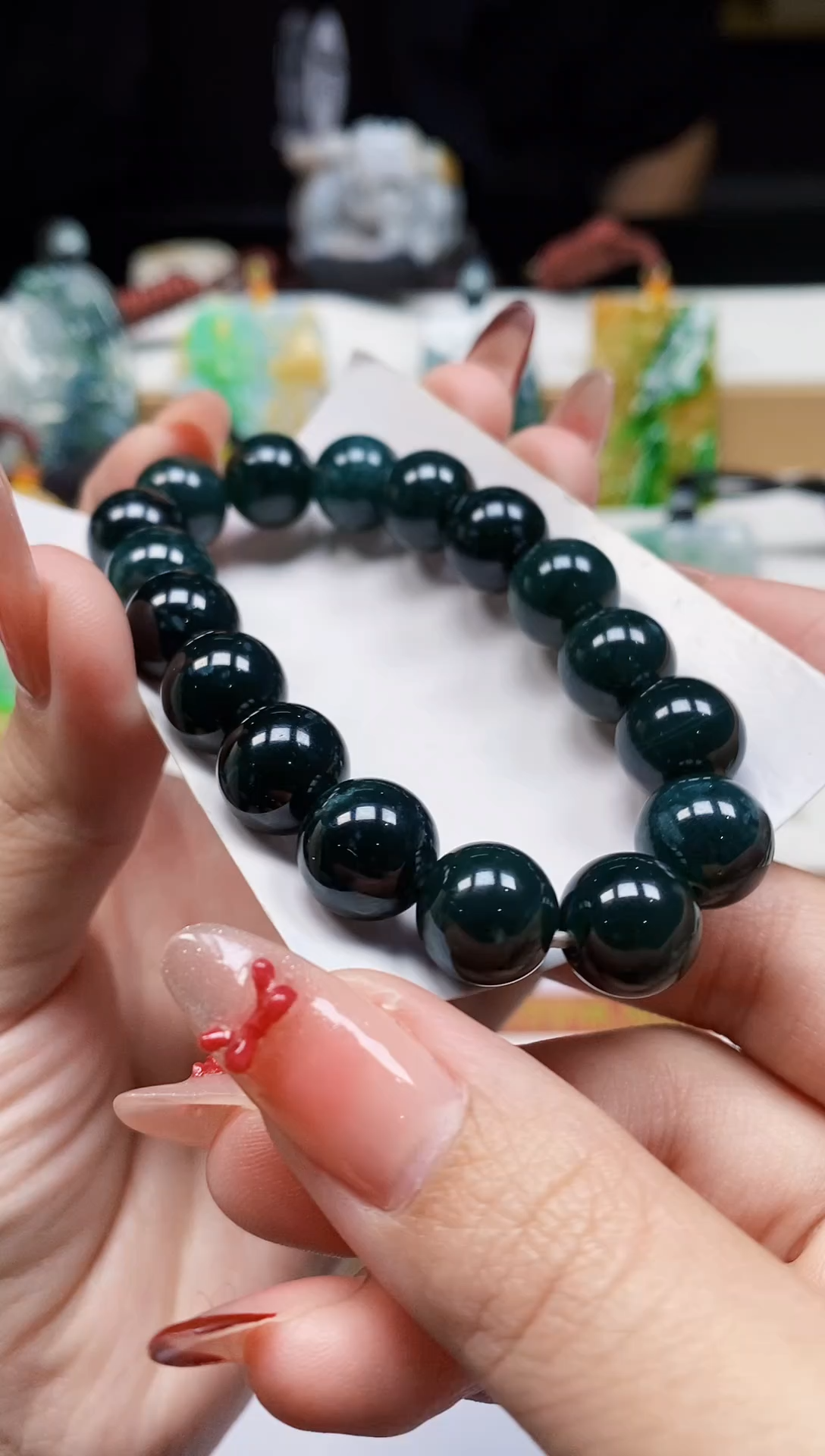 颈饰未镶嵌翡翠翡翠A货