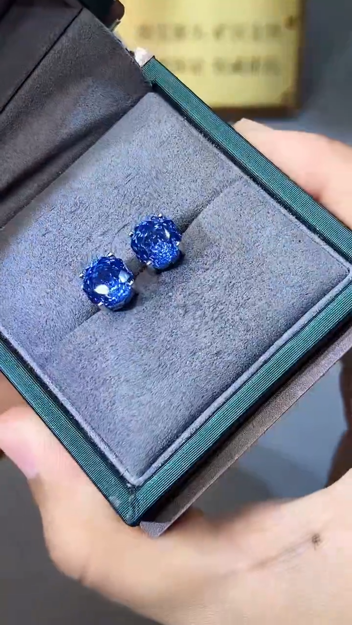 【闪购商品】托帕石耳饰银S925镶嵌354