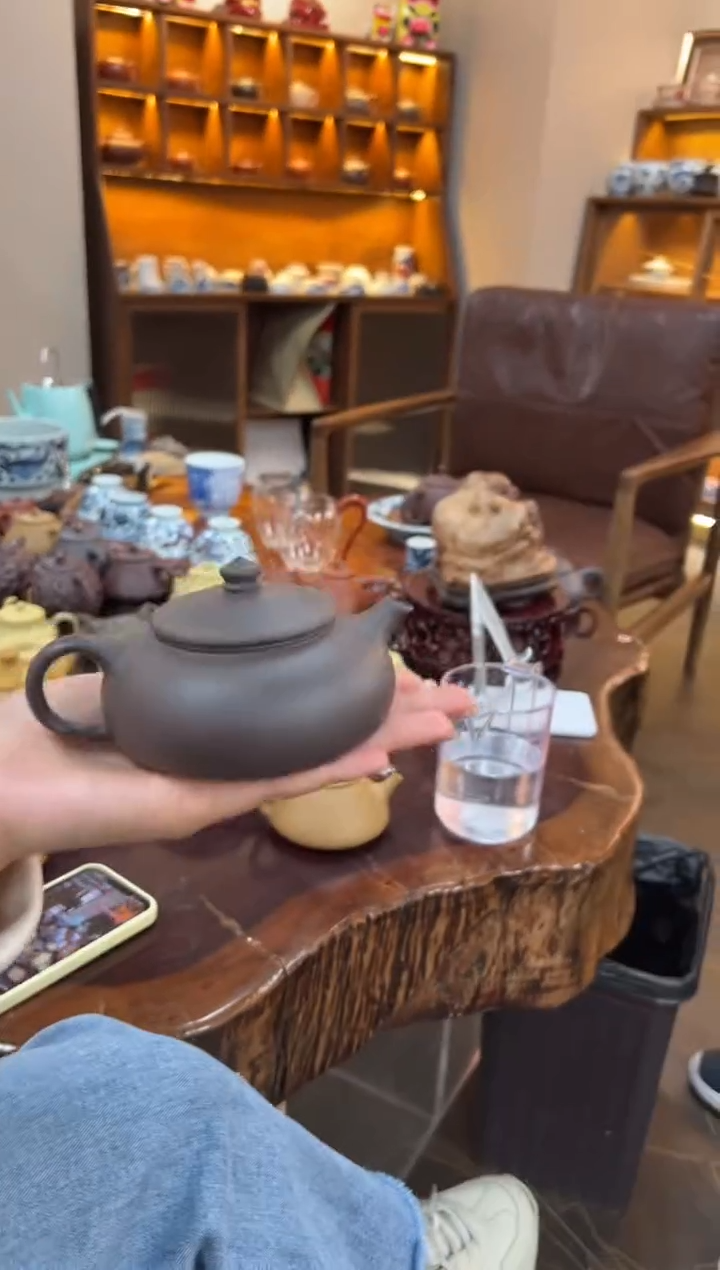 【闪购商品】紫砂茶壶【头哥手工壶】寒江天青泥