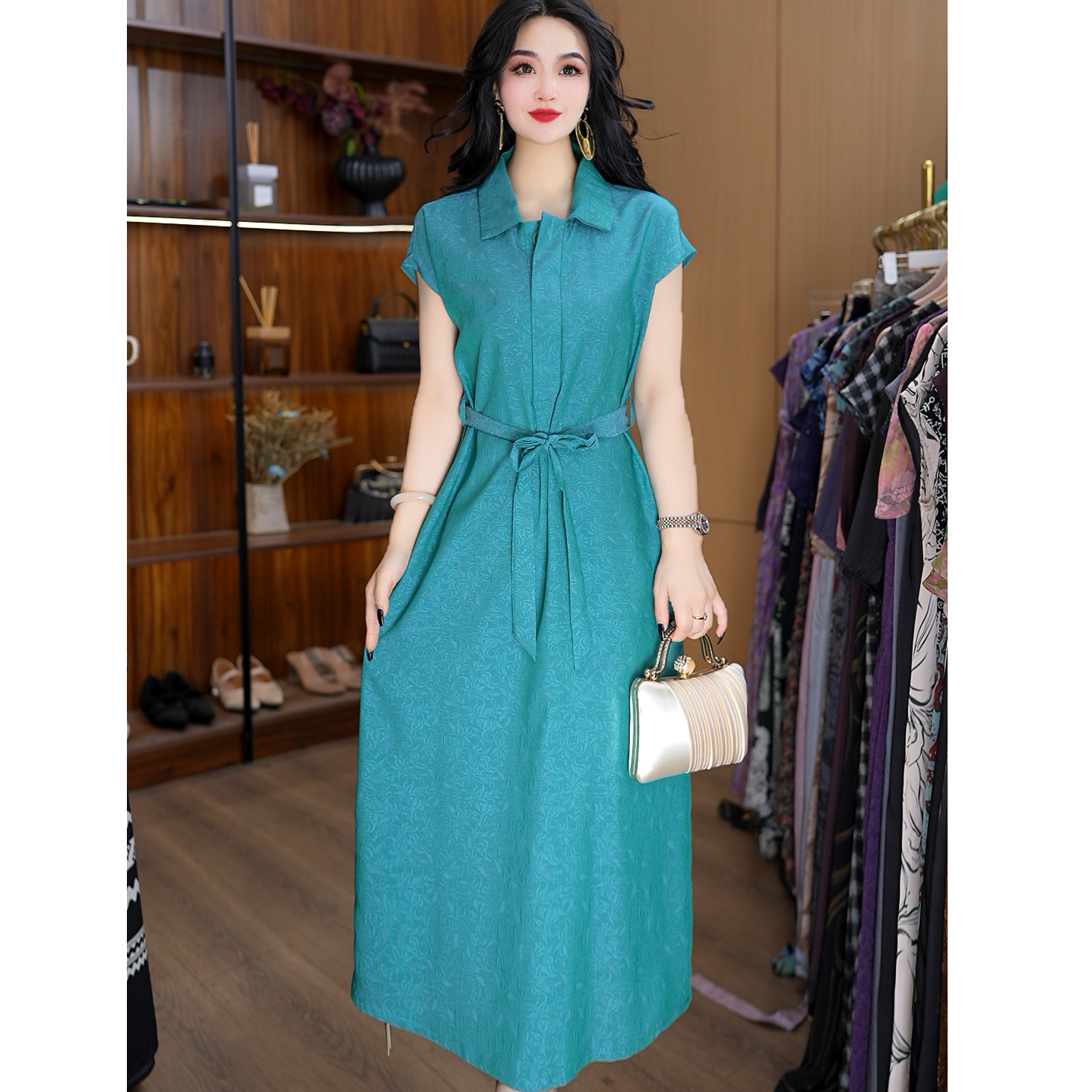 6669-10新款精致女士连衣裙