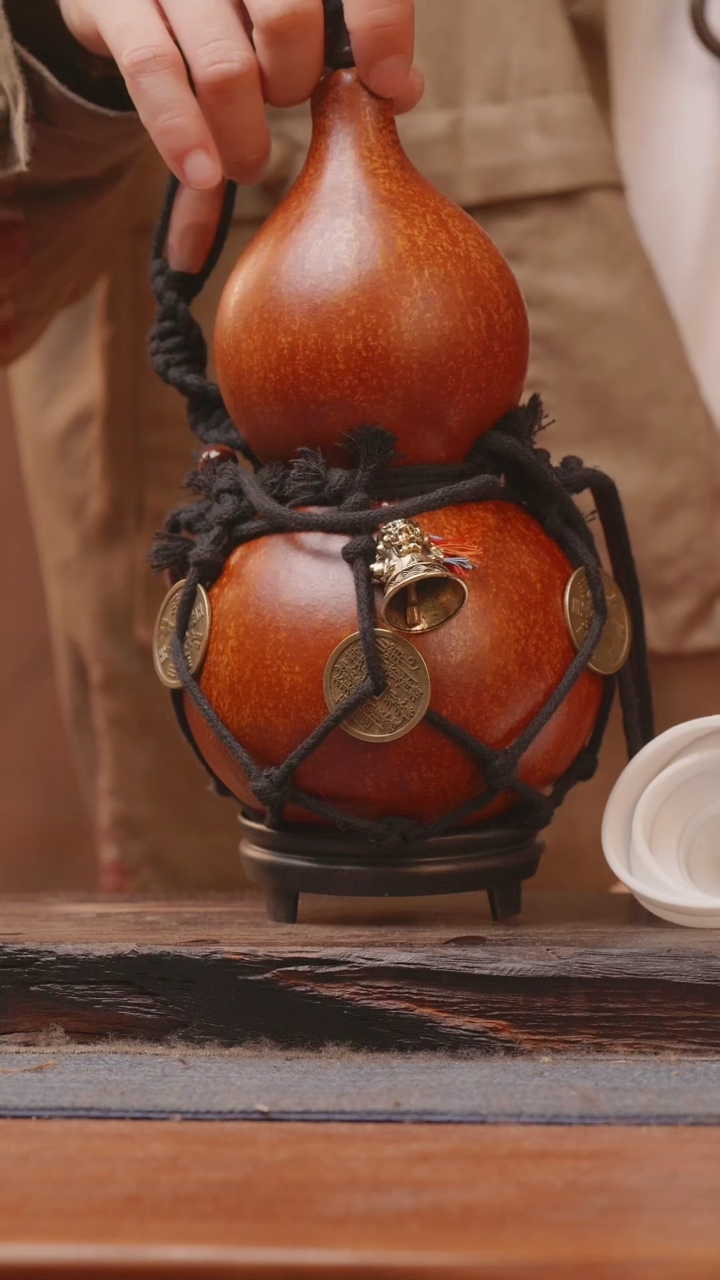 【闪购商品】248号精品大漆葫芦防腐防渗装水茶酒