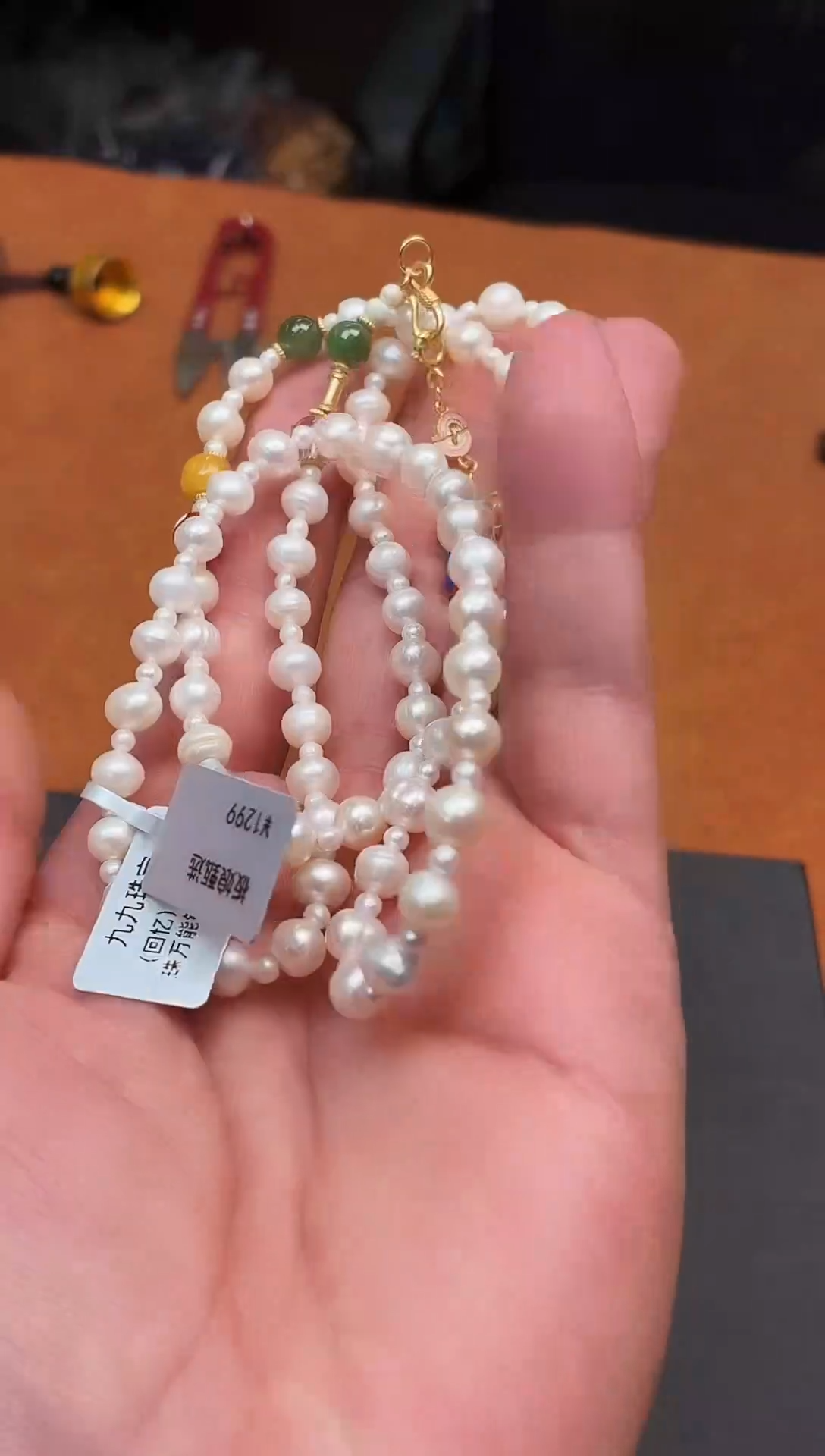 项链未镶嵌淡水珍珠M15