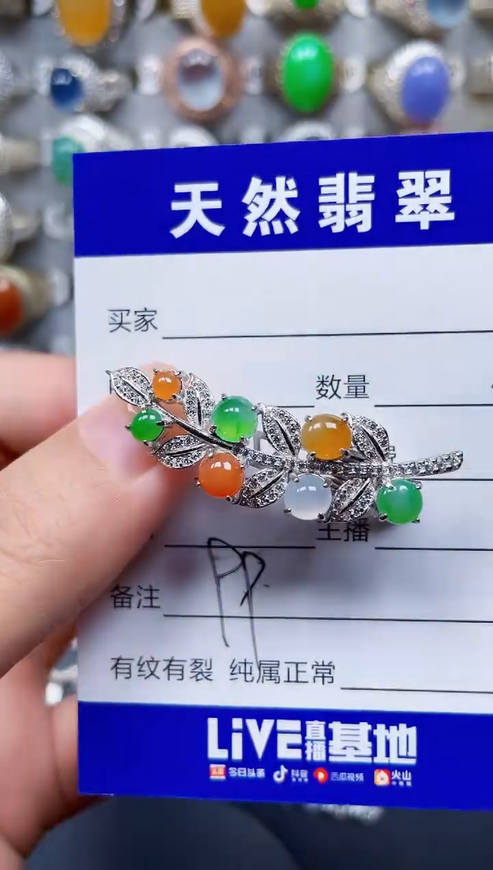 颈饰银S925镶嵌翡翠99